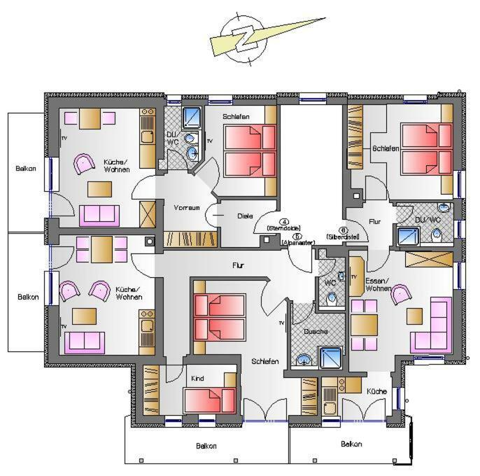 אוברסטדורף Fellhornhaus Ferienwohnungen מראה חיצוני תמונה
